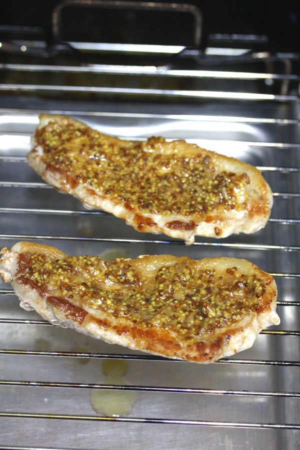 醤油糀マスタードの豚ロース焼
