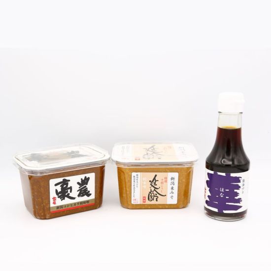 味見セット（豪農・延齢 各300g・華150ml） | 明治24年創業 味噌･醤油蔵元山田屋